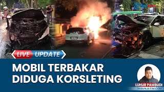 Kronologi Mobil Honda CR-V Terbakar di dekat Kebun Binatang Surabaya Jalan Raya Diponegoro