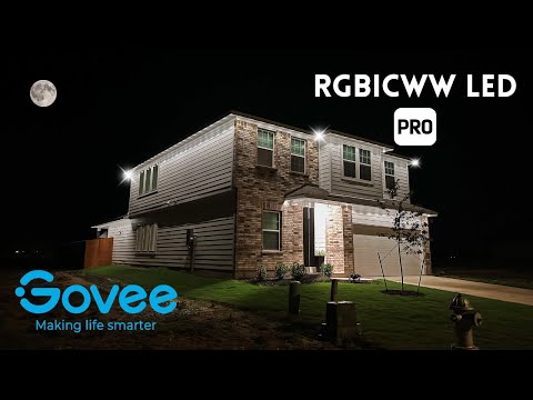 2026 Govee Permanent Outdoor Lights PRO VERSION! | Install/Demo