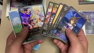 パック開封する動画