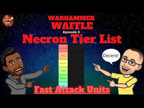 Necron Codex - Tier List - FAST ATTACK - 9th Edition - Warhammer 40k