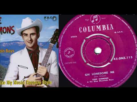 Luke Simmons - Oh Lonesome Me (1958)