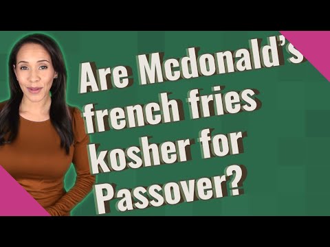 1st YouTube video about are french fries kosher for passover