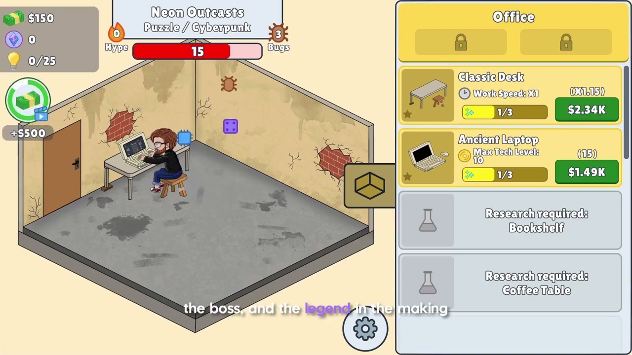 Idle Game Dev Simulator – Free Online Game | Playgama.com