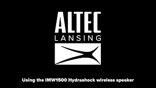 Altec Lansing HydraShock Everything-Proof Wireless Bluetooth Speaker (Grade A Refurbished)