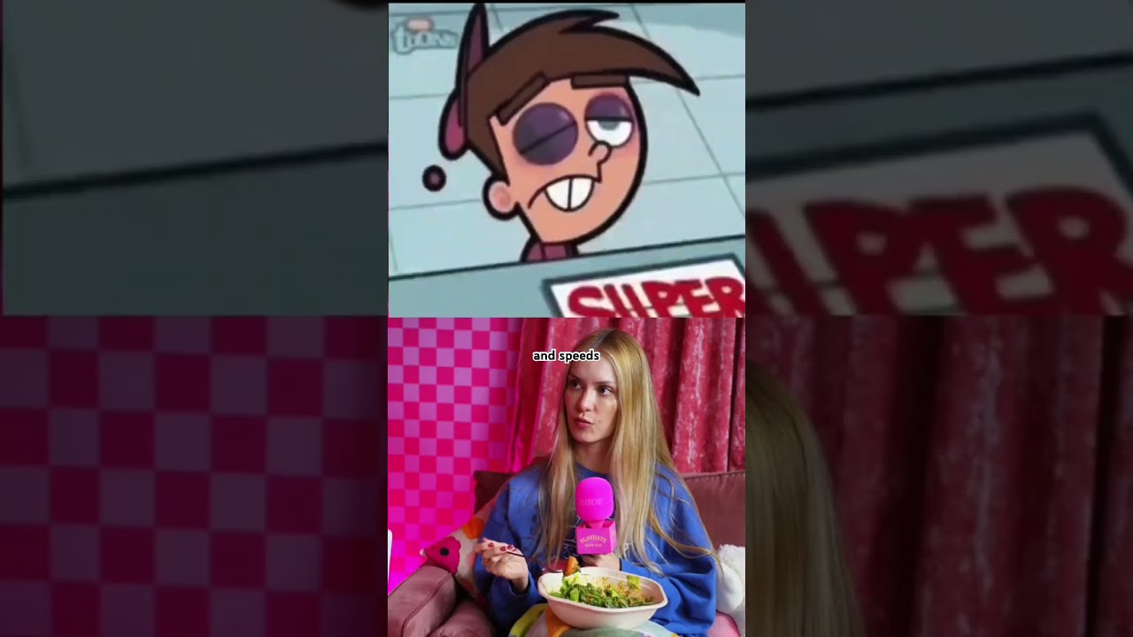 This animated Fairly Oddparents gif moves FASTER when you look at it from the side 🤔🤯#shorts