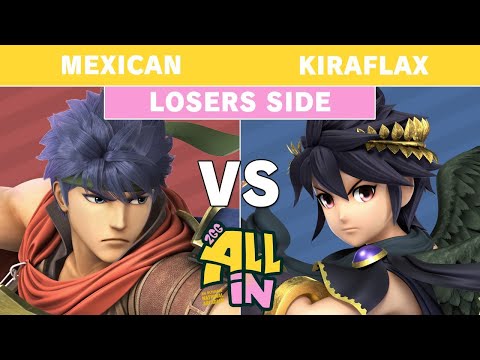 2GG All In - W8 | Mexican (Ike) Vs Kiraflax (Dark Pit) Losers Mid Tier Bracket