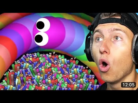 iCrimax überholt Standart skill in 2 Minuten  (Slither.io)