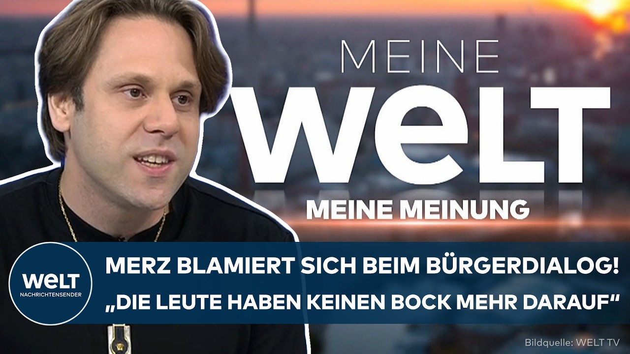DEUTSCHLAND: Blamage für Merz beim Bürgerdialog! Mit diesem Satz verspielt er weiter Punkte