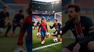 💥😎 New Evolution of Spider-man & Lionel Messi ✅ #spiderman #lionelmessi #messi #shorts​ #football