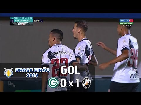 Gol - Goiás 0 x 1 Vasco - Brasileirão 2019
