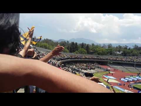 "Pumas vs América La Rebel Fin del partido 08/05/16" Barra: La Rebel &bull; Club: Pumas