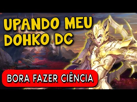 PEGUEI E UPEI MEU DOHKO DIVINO, FIZ UM RASCUNHO DOS COSMOS E COMP PARA ELE - SAINT SEIYA AWAKENING