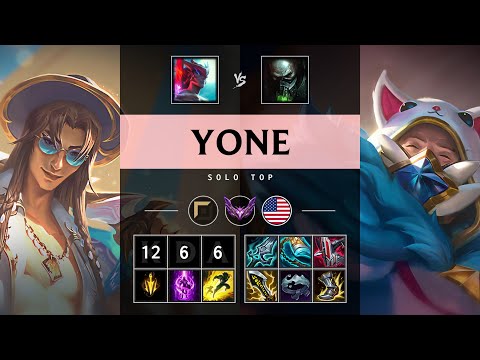 Yone Top vs Urgot: Unstoppable - NA Master Patch 14.24