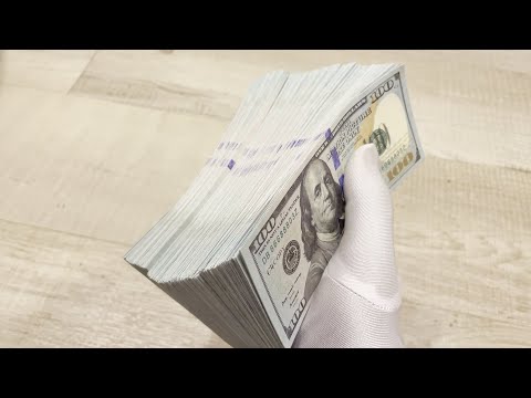 Counting $50,000 US Dollars, Counting Money