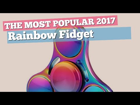 Rainbow Fidget Spinner Collection // The Most Popular 2017