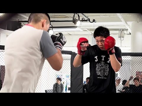 MMAスパーがある1日に密着