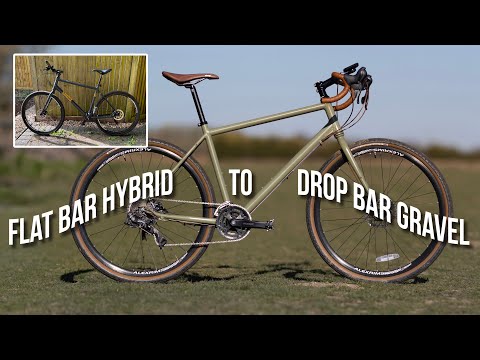 Converting an old Flat bar hybrid to a Gravel eating machine