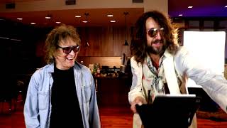 Joseph Arthur &amp; Mick Rock painting together for the first time!