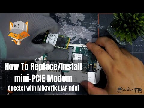 MikroTik LtAP mini - How to replace a mini-PCIE modem