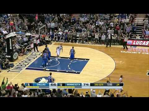 Kevin Martin 32pts vs Dallas Mavericks (8.11.2013)