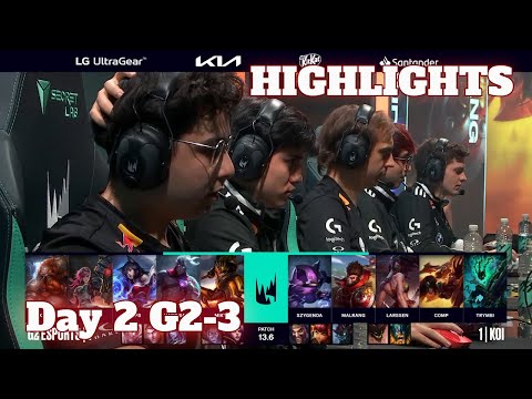 G2 vs KOI - Game 3 Highlights | Day 2 LEC Spring 2023 Group Stage | G2 Esports vs KOI G3