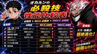 【オカルン性能比較】必殺技→MAX→SMAXでどこまで強くなる？徹底解説&サーバーフレンド戦！【KOF98UMOL】