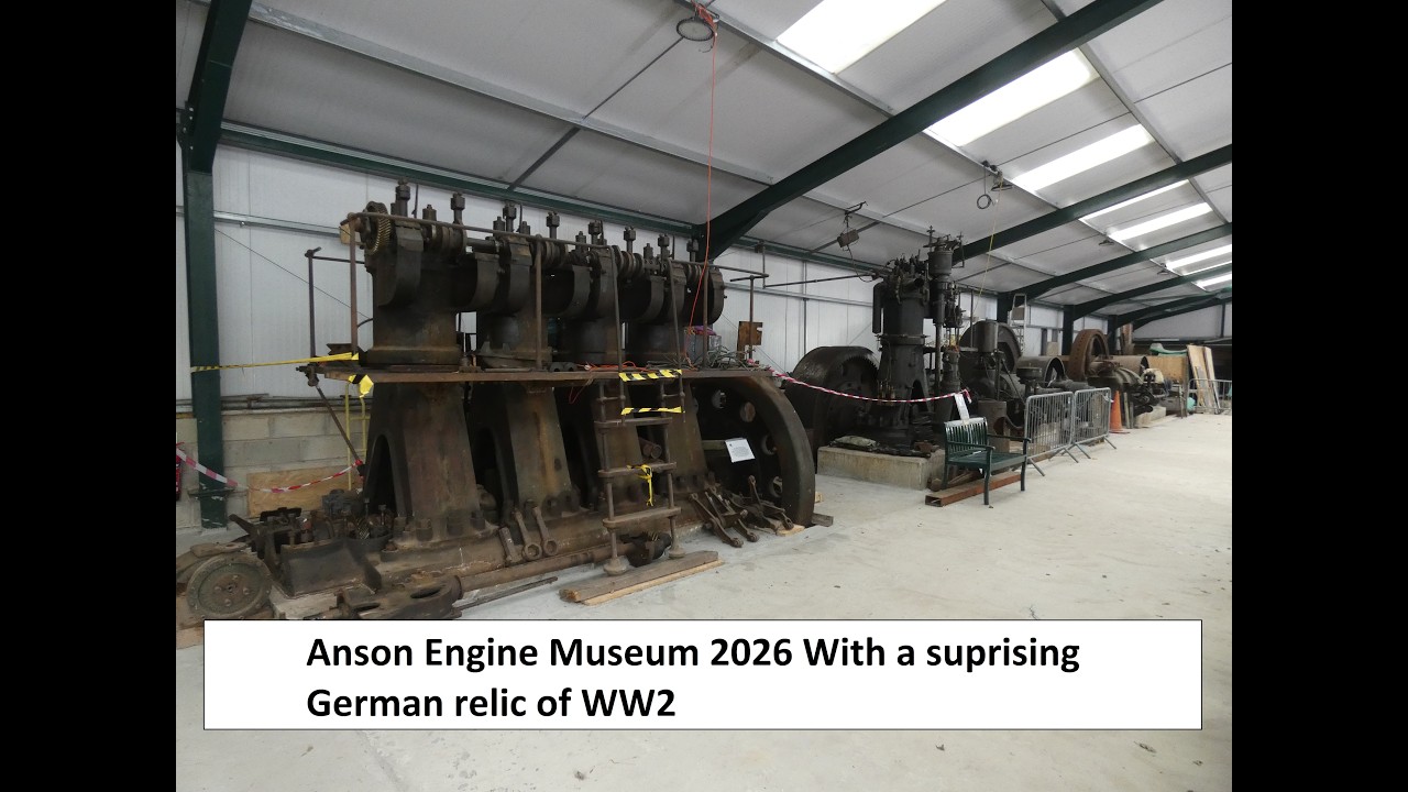Anson Engine Museum 2026 with a unexpected relic of WW2
