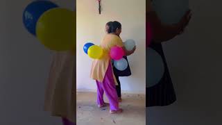 Download lagu Our MOST INTENSE Balloon Popping Race | taki taki video reaction#shorts #shortsvideo #viral mp3