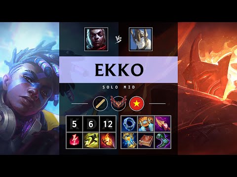 Ekko Mid vs Galio - VN Grandmaster Patch 25.13