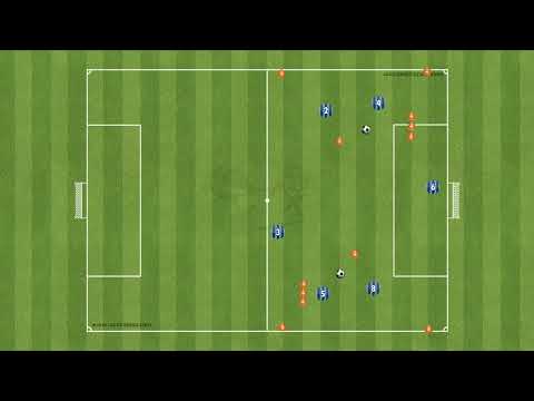 triangulação e movimentação ,otimo para treino de escolas de futebol