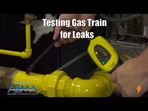 Checking Gas Train for Leaks on a Steam Boiler - Boiling Point