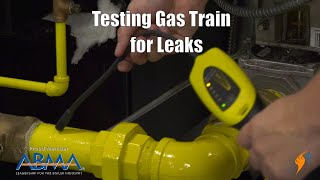 Checking Gas Train for Leaks on a Steam Boiler - Boiling Point