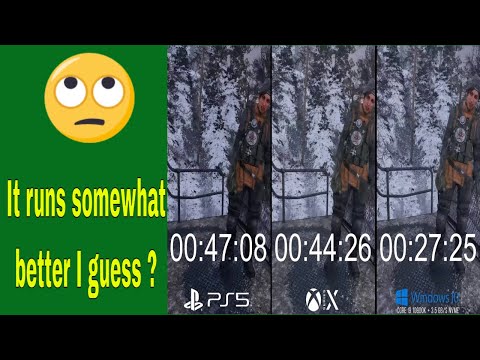 Metro Exodus enhanced edition runs better on Xbox Series X than PS5 somewhat ?