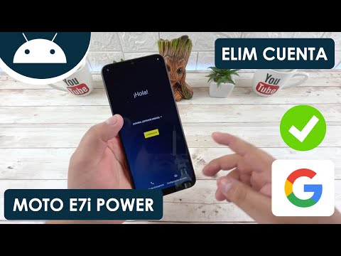 Remove Google Account from Motorola Moto E7i Power | 2023