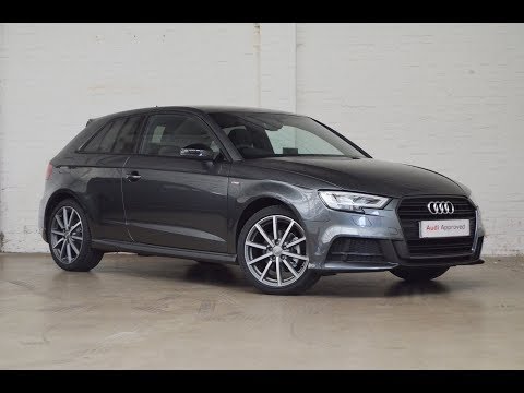 OE17HSZ AUDI A3 TFSI S LINE BLACK EDITION GREY 2017, Slough Audi