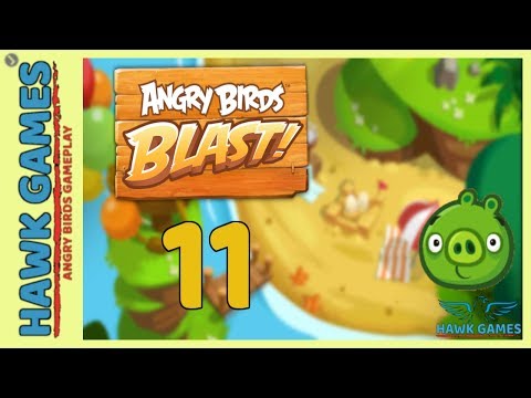 Angry Birds Blast 💥 Level 11 - 3 Stars Walkthrough, No Boosters