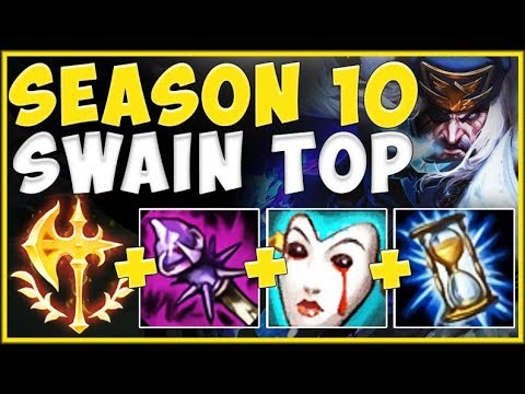 NEW SEASON 10 CONQUEROR HEALING MAKES SWAIN 100% ABSURD! SWAIN SEASON 10! League of Legends Gameplay