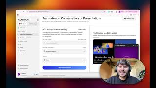 Palabra Tutorial: Multilingual mode in action