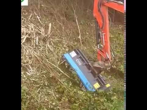 C4 Trincia per Miniescavatori - Mulcher Head for Mini-Excavators