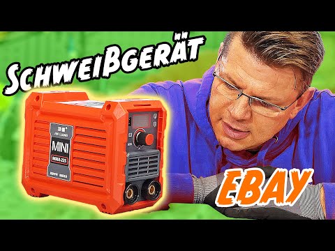 37 € Mini Schweißgerät mit 225A von Ebay | EXPERIMENT