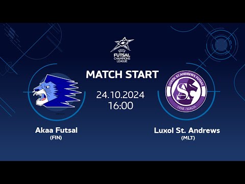 Akaa Futsal (FIN) vs Luxol St. Andrews (MLT) - UEFA FUTSAL CHAMPIONS LEAGUE (24.10.2024)