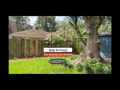 How to Mount a Spider Net Swing!!