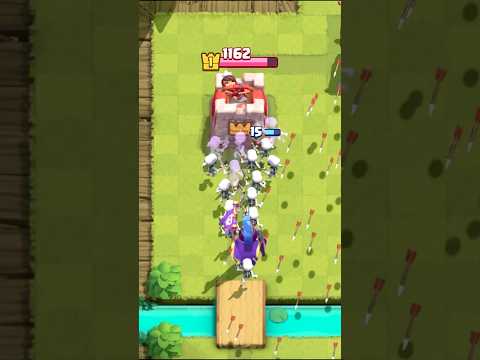 EVO SKARMY TROLLING ARENA 1 IN CLASH ROYALE! #clashroyale #shorts