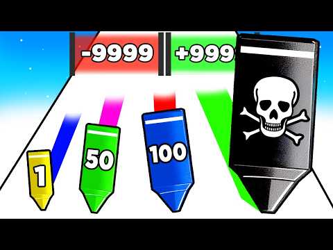 MAX LEVEL DRAWING! - Crayon Rush 3D