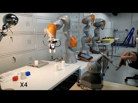 Haptic peg-in-hole with impedance control (KUKA iiwa) 