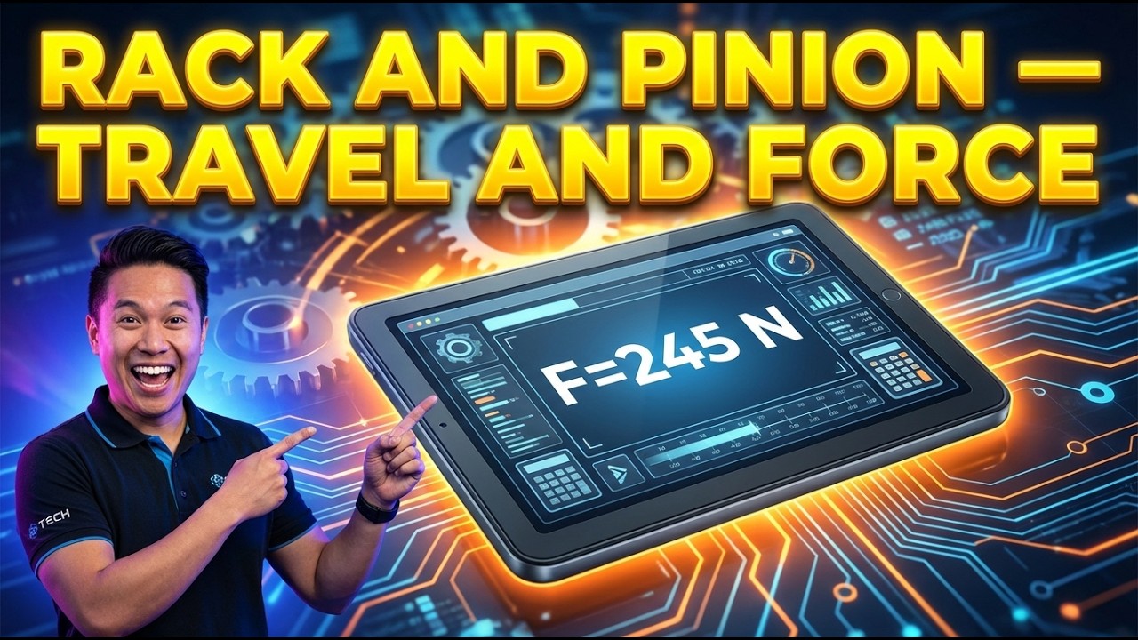 Rack and Pinion Calculator — Travel and Force