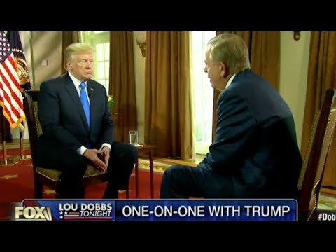 BREAKING Lou Dobbs interviews Donald Trump MAGA NAFTA North Korea October 2017 News Video