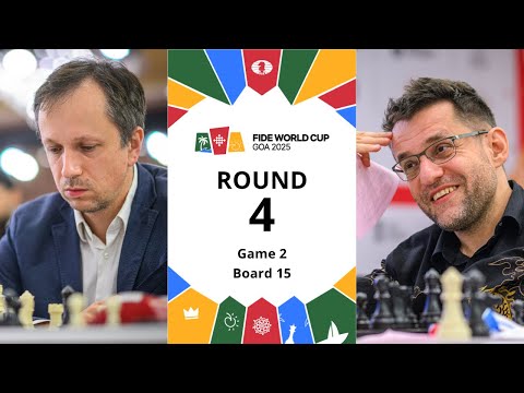 🇵🇱 Radoslaw Wojtaszek – Levon Aronian 🇦🇲  | FIDE World Cup 2025 | Round 4 | Game 2 | Board 15