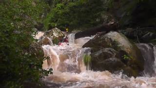 preview picture of video 'nantahala cascades august 2010'
