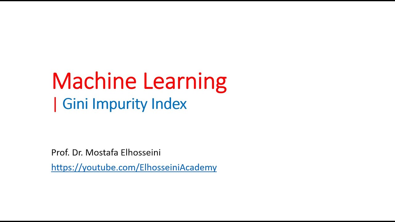 Lecture 73: Mastering the Gini Impurity Index 🎯📊